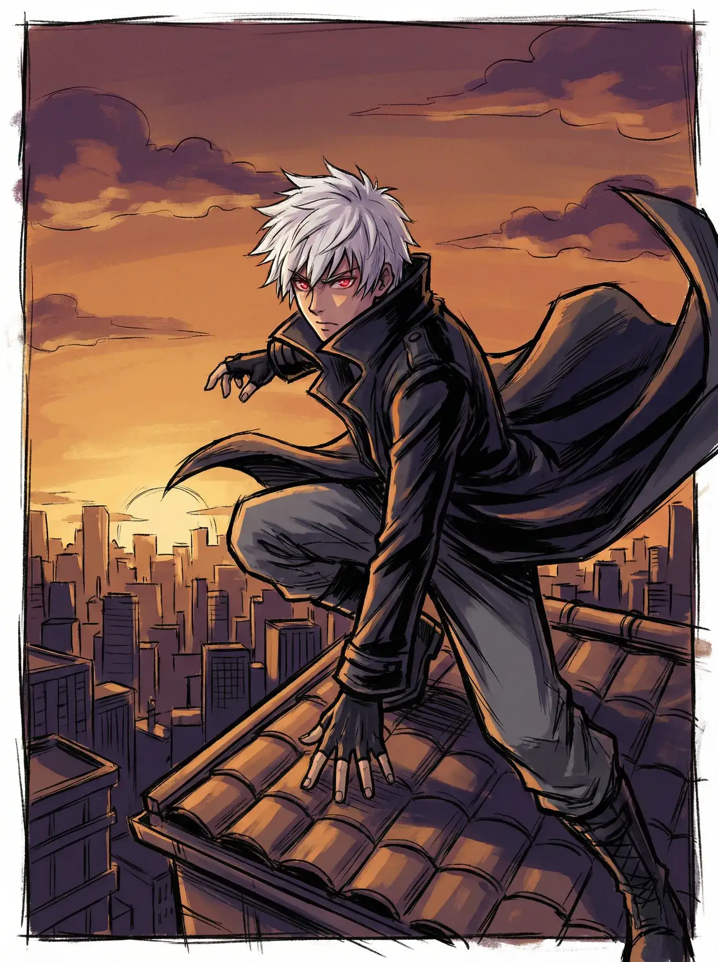 同人画作 - 暗夜猎手 里番 角色同人创作